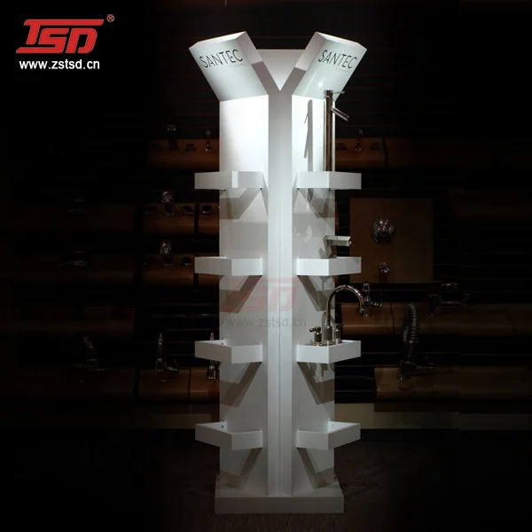 3 Sided Wooden Faucet Display Stand Rack For Water Tap Buy Faucet