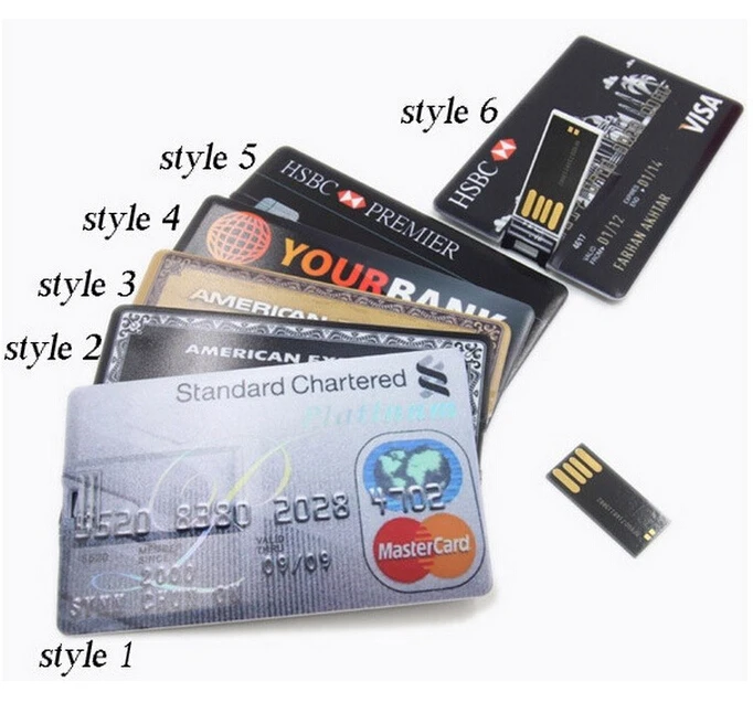 Best quality Free sample Name card usb flash drives usb key real capacity custom usb card - ANKUX.COM