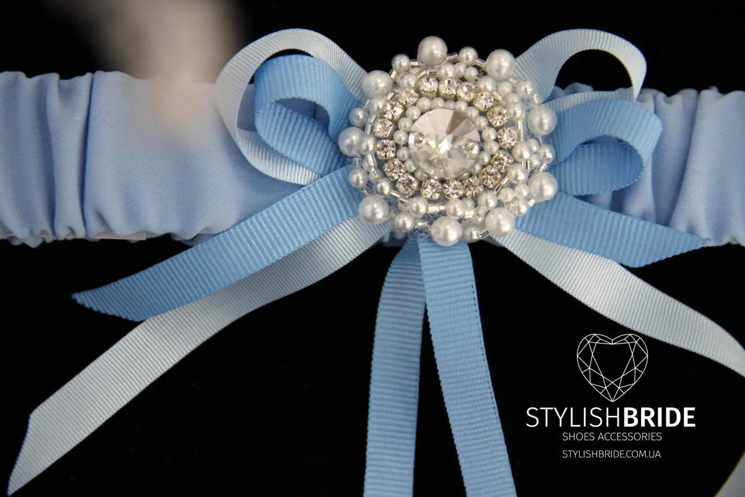 Wedding Garters Blue Satin, Satin Crystal Wedding Blue Garter, Wedding Blue Satin Garter, Satin Crystal Wedding Blue Garter, Wedding Garter