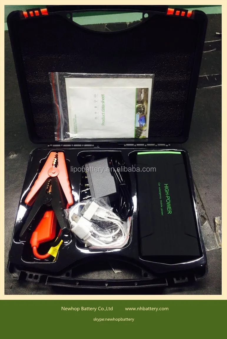 12v 12000mah Soft Portable Power Jump Starter For Air Compressor - Buy