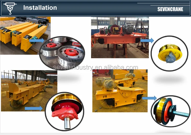 forge crane wheel and wheel block for overhead crane