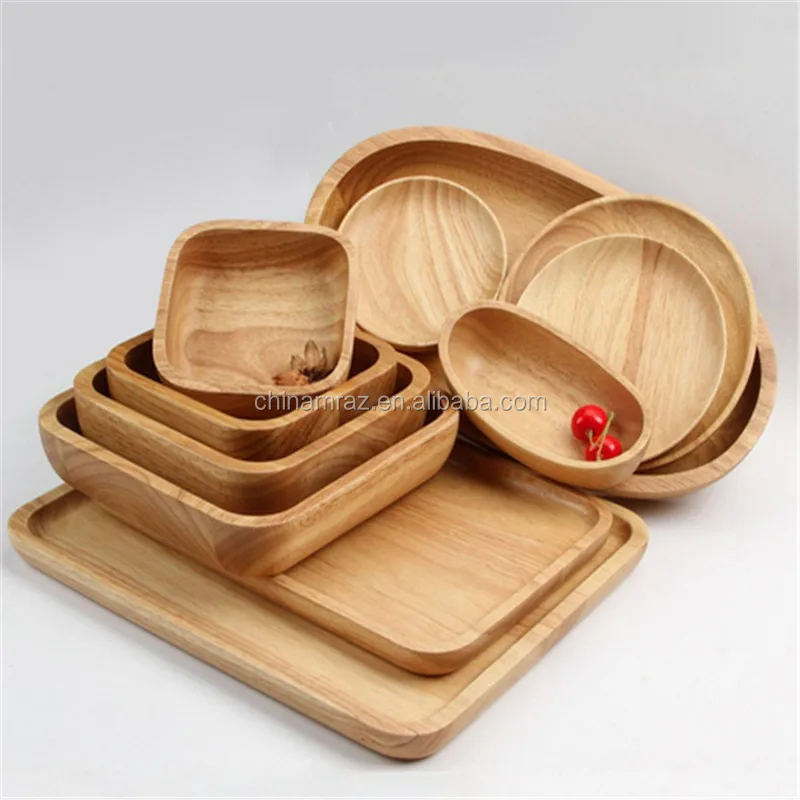New Goods Wholesale Wooden Food Display Wood Tray With Cup Holder Buy Wood Tray,Food Tray