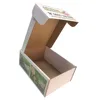 B flute custom packaging box for artificial grasses shipping