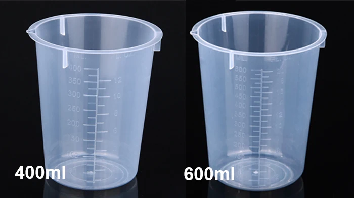 16.5. 500. factory direct sales measuring cup 400ml 600ml plastic lab vesse...