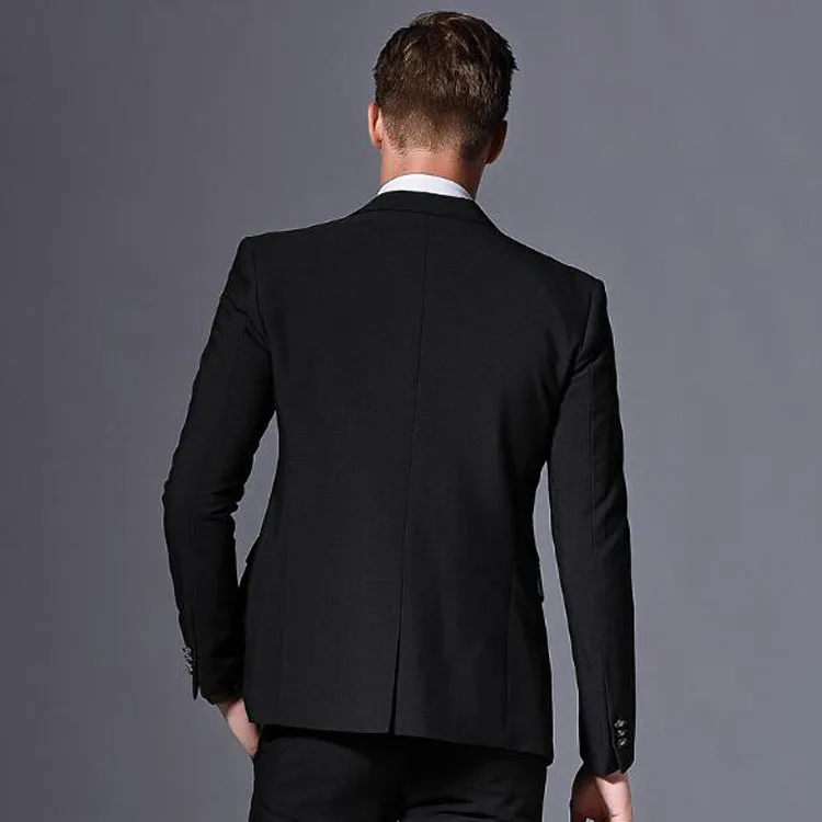 Equipo De Caballero Negro,Tela De Lana 100% Superfina,Traje De Negocios De  Ventilación Individual Para Hombre - Buy Coat Pant Men Suit,Business Suit  For Man,100% Wool Suit Fabrics Product on Alibaba.com