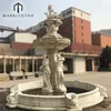 hot sale natural stone hand carved outdoor marble garden water fountain