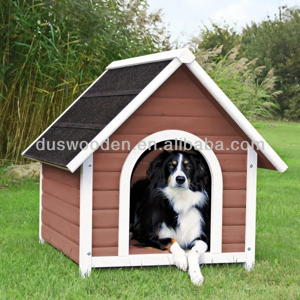 Casa Para Mascotas De Madera,Caseta Para Perro,Techo Con Armazón En A