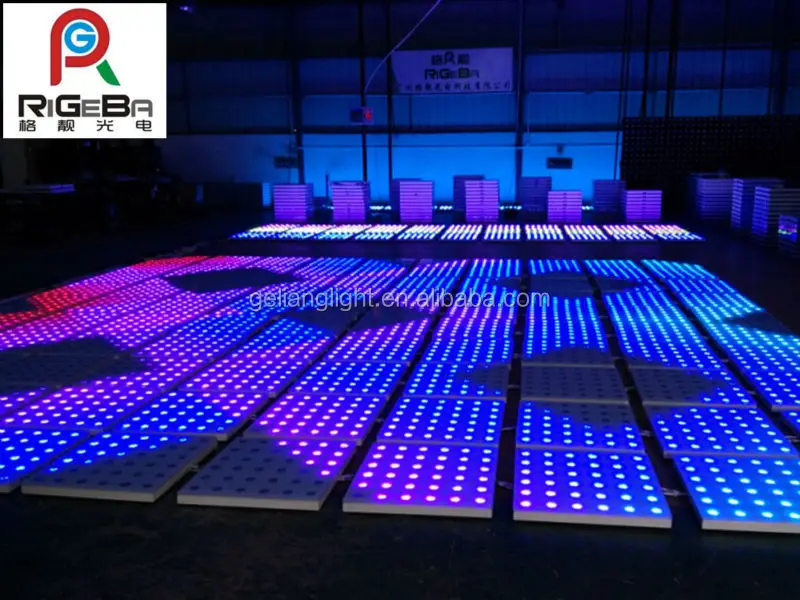 High Cost Effective Led Dance Floor 60cm X 60cm Portable Led Dance