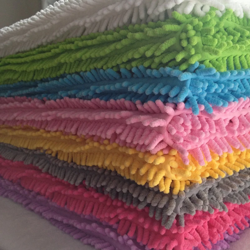 Wholesale High Quality 100 Polyester Microfiber Chenille Jacquard