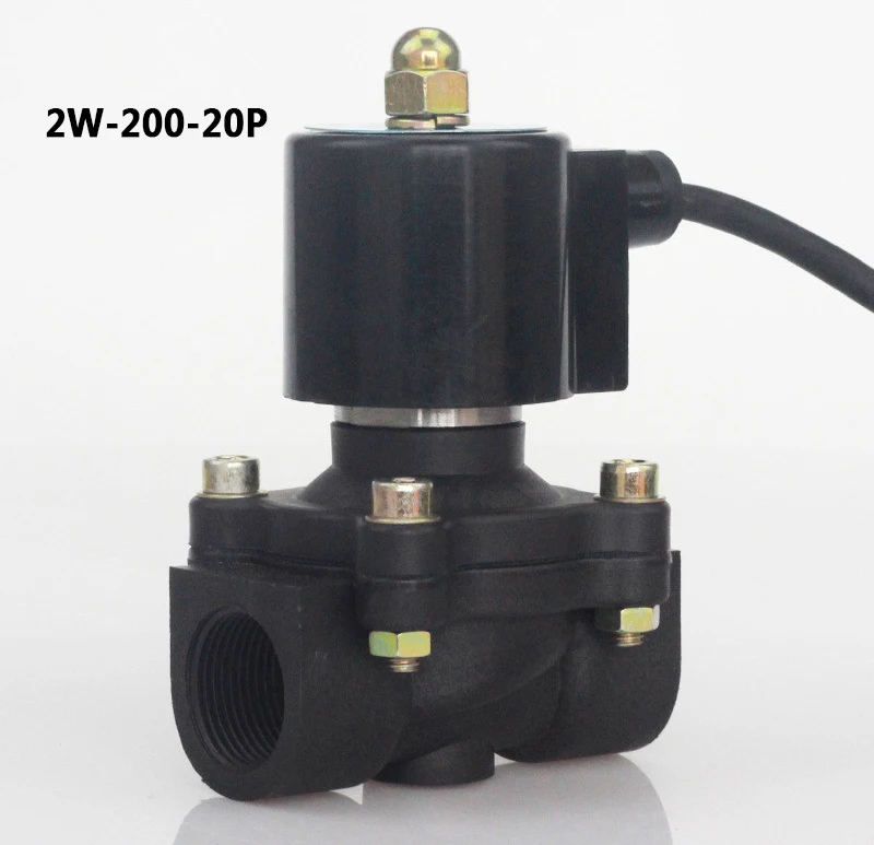 2w20020p Plastic Submersible Waterproof Solenoid Valve 24v / 110v