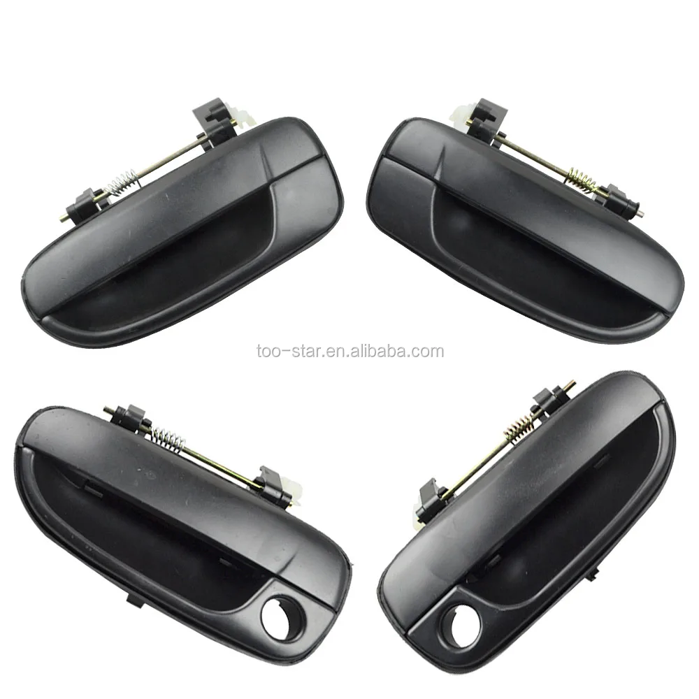 For 90-94 Hyundai Excel Outside Outer Front Right Side Black FR Door Handle