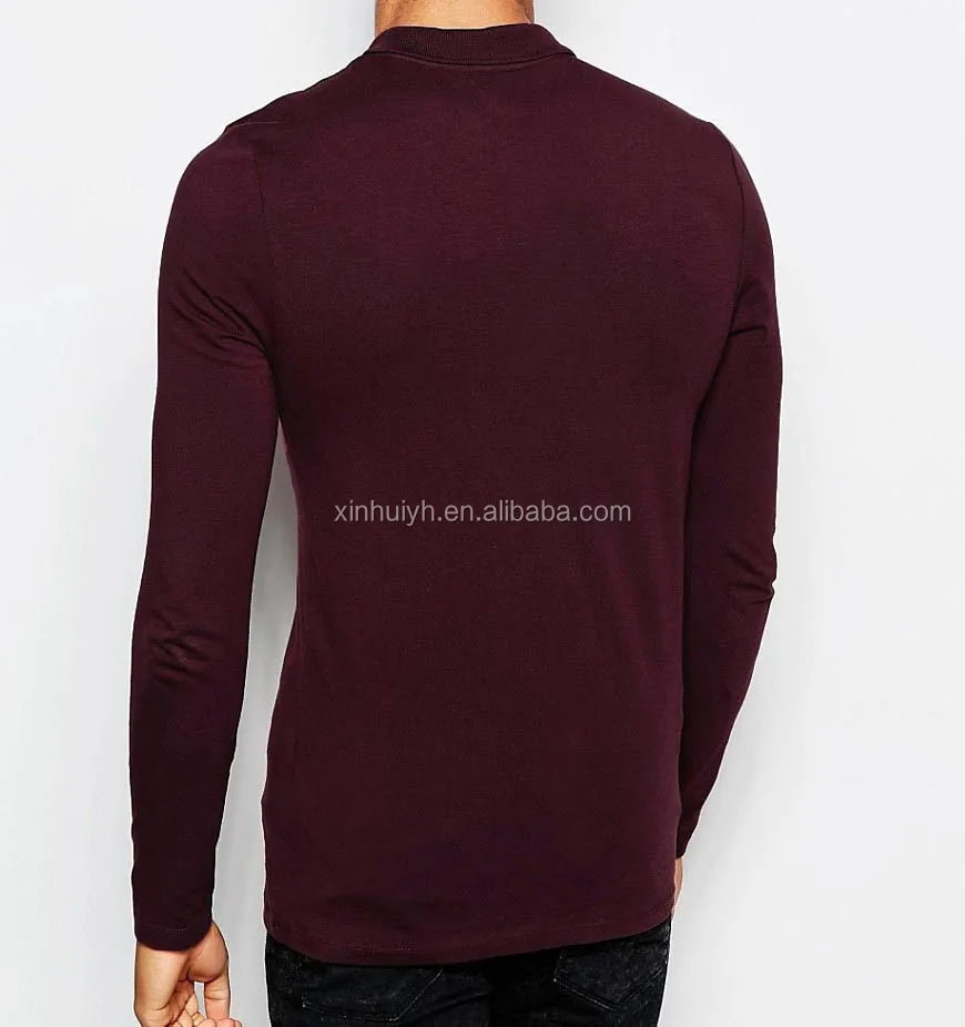 burgundy polo shirt school