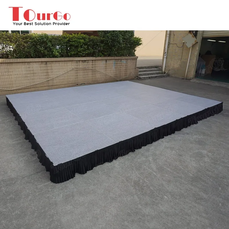 Temporary Stage Rental 4x4 Stage Platform Used Concert Stage For Sale View Temporary Stage Rental Tourgo Product Details From Shenzhen Tourgo Event