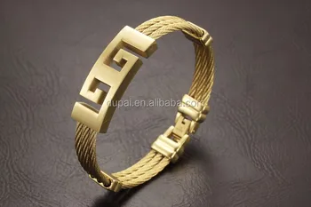Clical Silver Gold Man Bangles Fashion Stainless Steel Cross Holy Clical Silver Gold Man Bangles Fashion Stainless Steel Cross Holy Men Jewelry Personality Religious