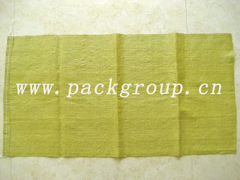 sell yellow color polypropylene bags for agriculture size 55x105cm