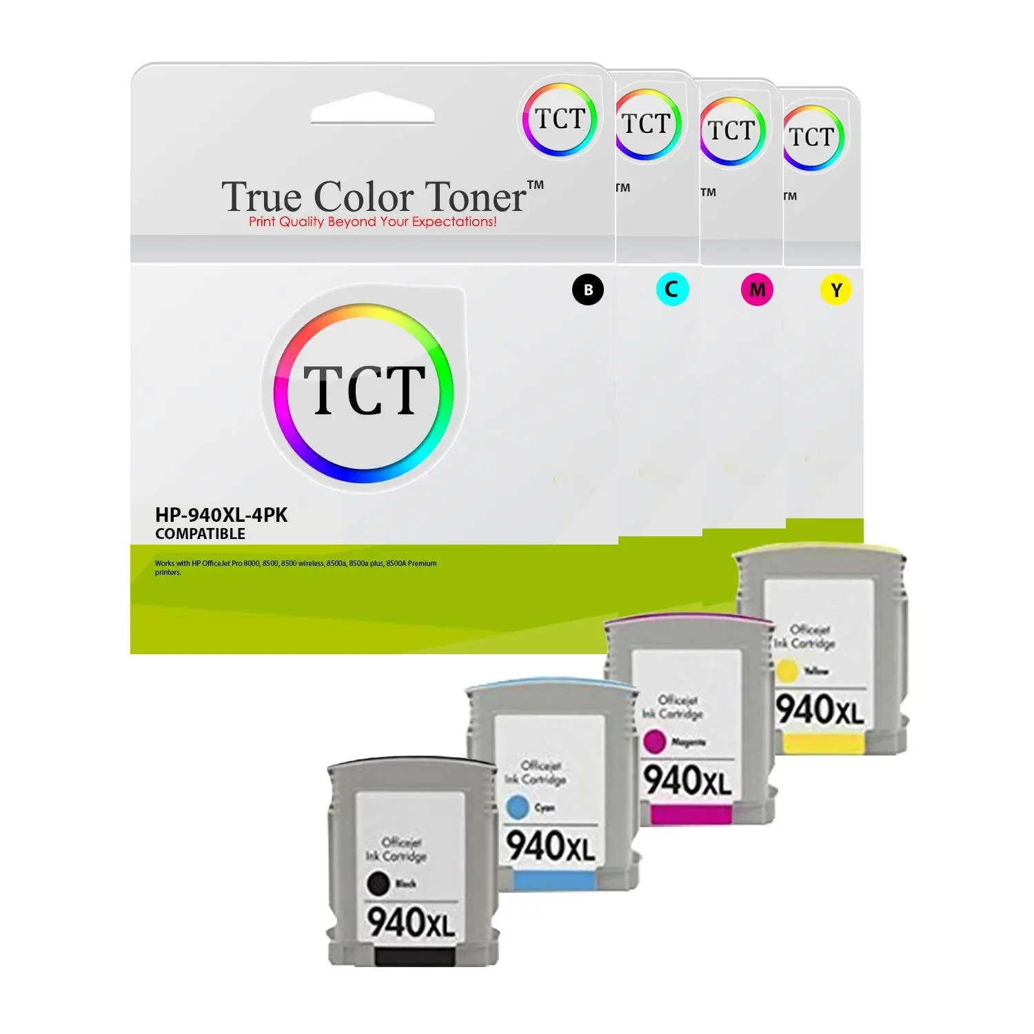 Yellow, 2 Pack GREENCYCLE High Yield Remanufactured Ink Cartridge ...
