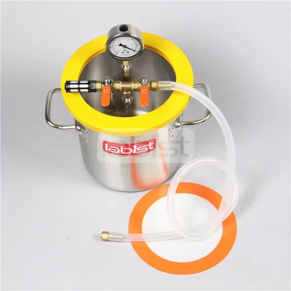Vc20s,2 Gallon Industrial Vacuum Chamber,Silicone Resin Extracts Epoxy