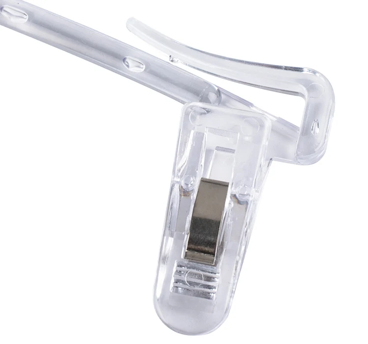 Clear Plastic Swimsuit Swimwear Underwear Display Hanger with Clips
