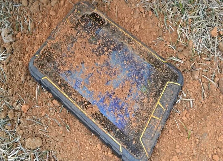 ST907 4G LTE 7 inch rugged tablet pc android UHF RFID reader fingerprint collector barcode scanner