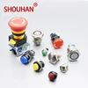 Meatal switches series Emergency switch push button switch arcade buttons stainless round head switch with ex-work price