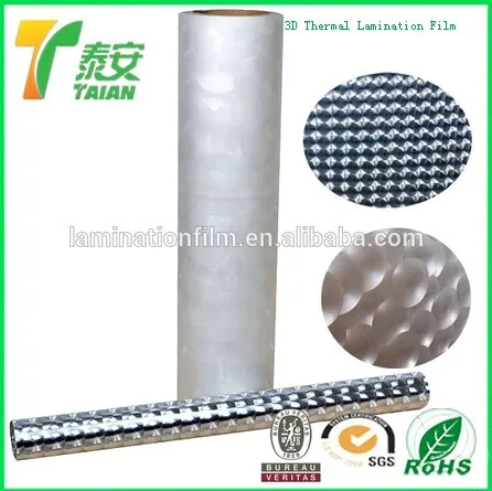 China factory 3d laminating mobile lamination film