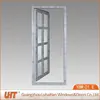 High quality U-PVC half glass casement window,For only 50 dollar square meters