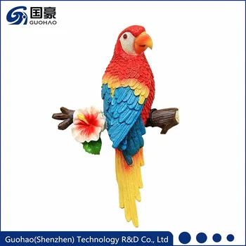 Custom Bird Lication Artificial Parrot Wall Decor Custom Bird Lication Artificial Parrot Wall Decor