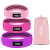 2019 High Quality Colorful Hip Circle Gym Fitness Fabric Elastic Resistance Booty Bands For Fitness