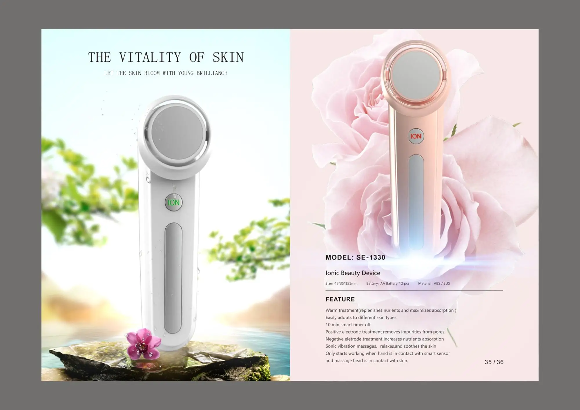 Gigt Items Suits Handheld Skin Care Set Ionic Beauty Device And Sonic