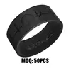 Factory Price High Premium Quality Customized Silicone Wedding Band Ring For Elegant Vocational Women