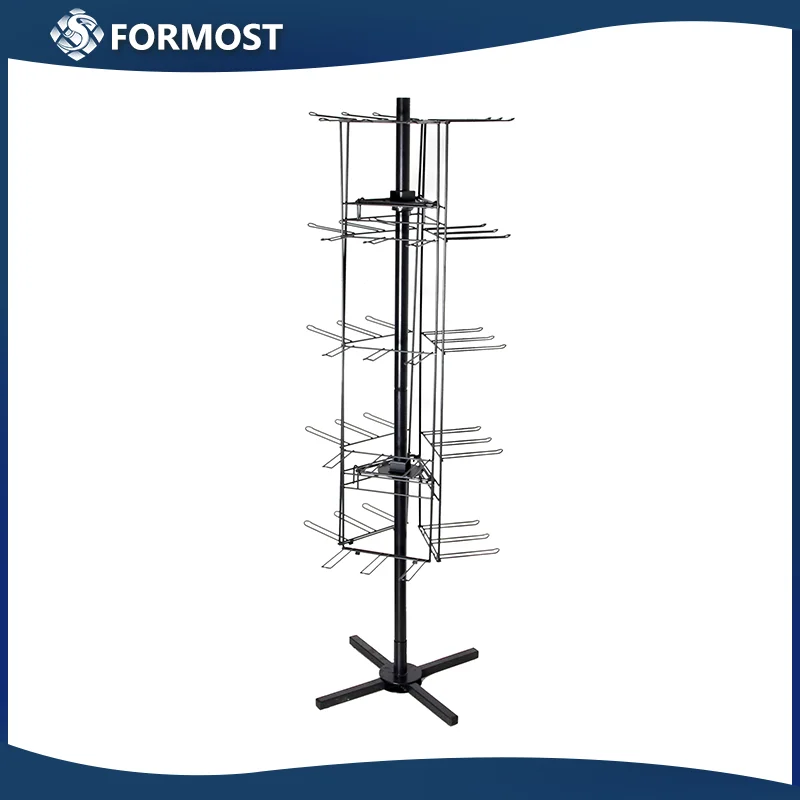 Counter Wire Spinning Display Rack For Store Retail Display Hanging