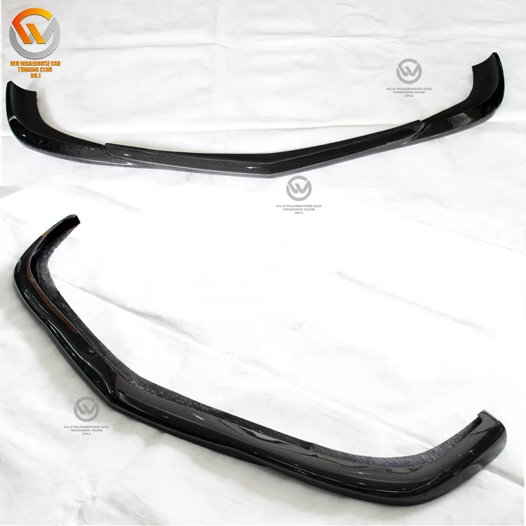 Cclass W204 With C63 Amg Bumper Carbon Fiber Front Lip For 20082011