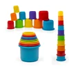 Multiple Ways Play Kid Toy Baby Stack Up Cups