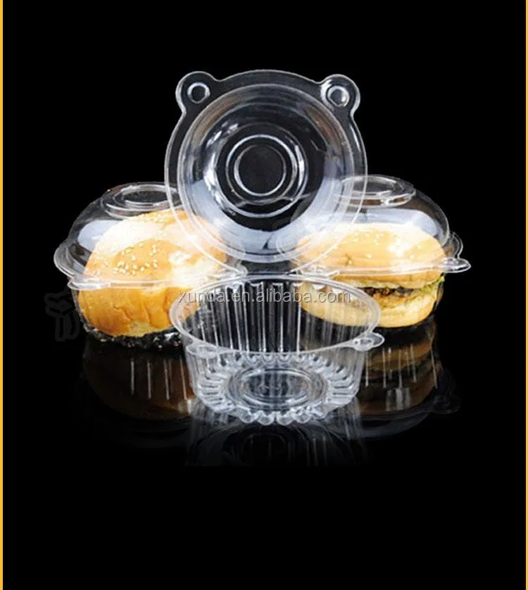 Available Clear Plastic Egg Tart Tray With 6 Compartments Food Grade