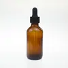 SuperSeptember Offer amber Boston makeup bottle glass empty dropper bottle 60ml makeup glass bottle