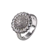 Low MOQ high quality assured 5925 dubai design thai silver ring diamond