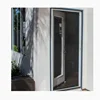 Retractable sliding window magnetic mesh roller open inward window screen