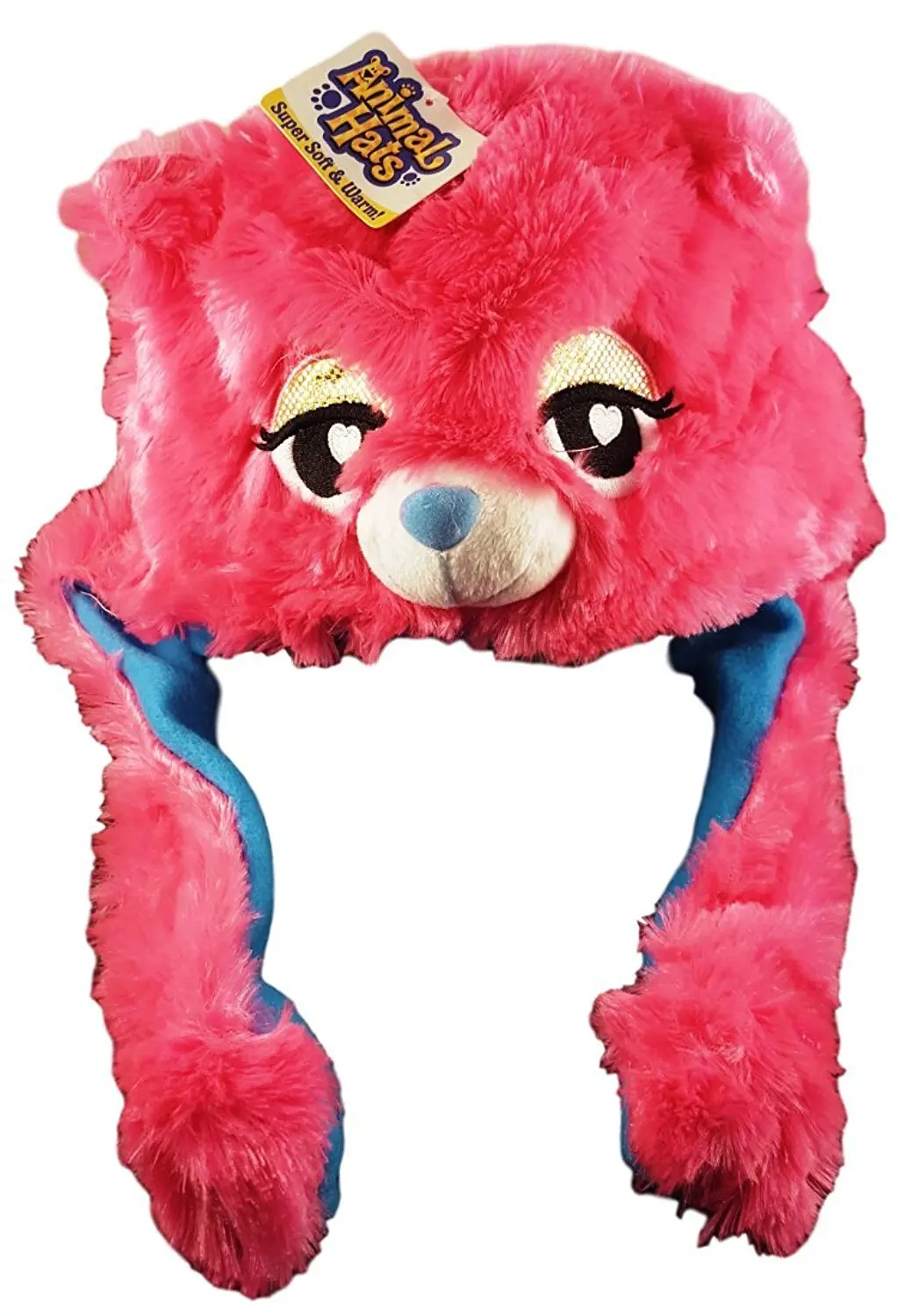 Cute Plush Animal Winter Ski Hat Beanie Aviator Style Cos Play Dress Up Fun Hats