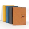 Top Grade multicolor eco- friendly recycled kraft leather hard cover recycled spiral bound notebook paper