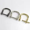MeeTee G8-2 Metal Semi-Circle Buckles Clasp DIY Craft Clothes Luggage Sewing Bag Side D Rings