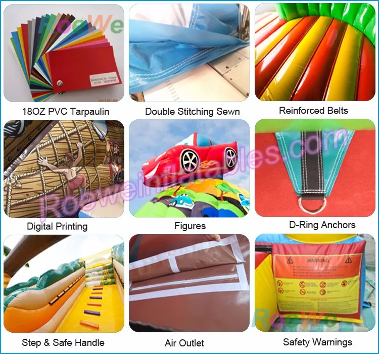 outdoor airbag jumper slide