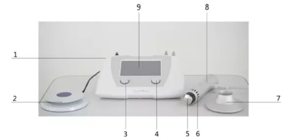 Unfocused BS-SWT2X ED shock wave ed therapy penis enlargement machine male