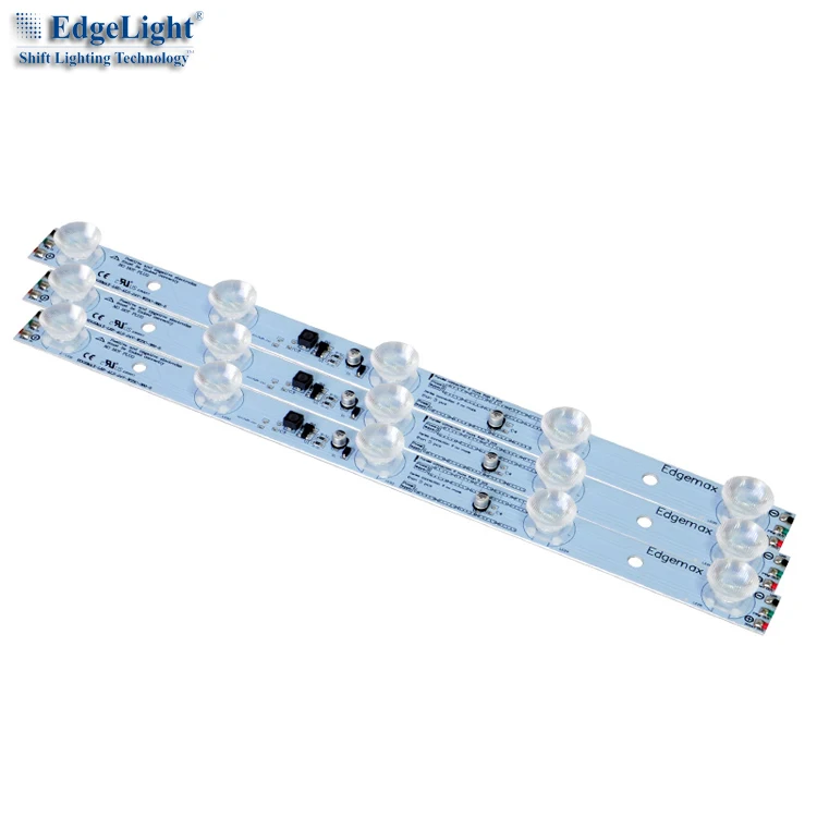 24v high lumen output led tape light, 300mm length high power edgelit led rigid strip with PMMA optical lens