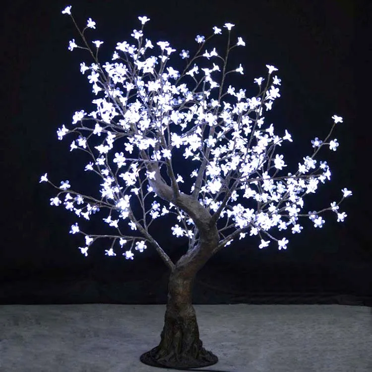 China suppliers outdoor artificial christmas decoration led sakura tree ...