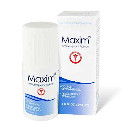 Maxim Prescription Strength Antiperspirant & Deodorant - Doctor and Dermatologist Recommended