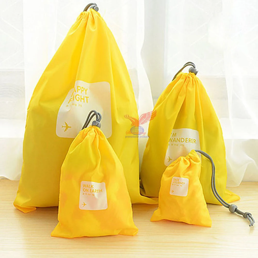 Custom Reusable Foldable Waterproof Drawstring Nylon Trash Bag - Buy ...