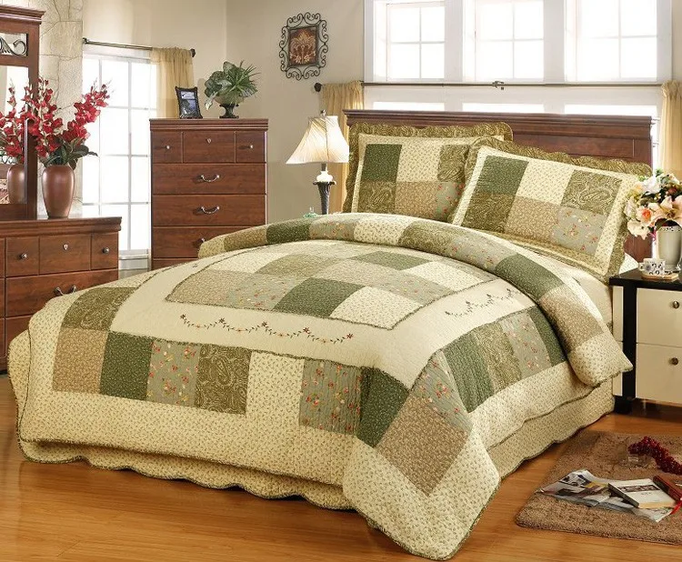 Newest Cotton Queen Size Turkish Bed Cover,Embroidery Bed Cover Designs