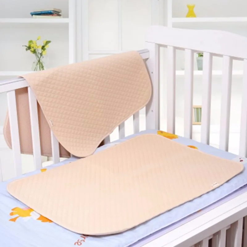 Baby Urine Pad Organic Cotton Mattress Protector Reusable Incontinence 2 Protective Layers Ultra