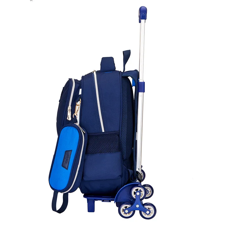 Kids Rolling Backpack Luggage School Multifunction Wheeled Backpack
