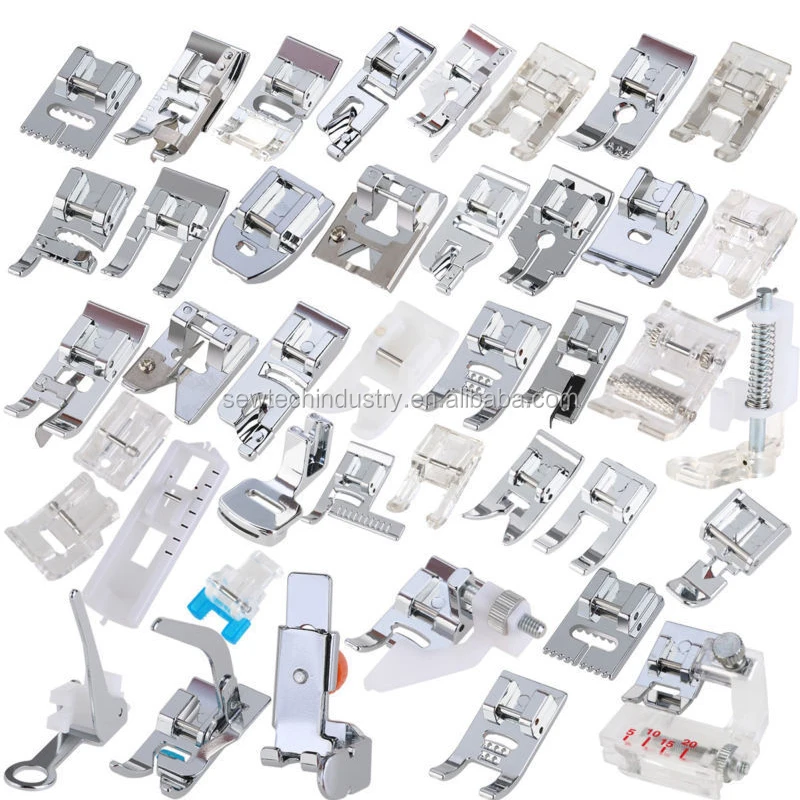Universal 42 Pcs Sewing Machine Feet Set Sewing Machine Presser Feet